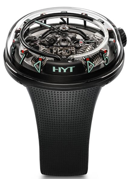 Review HYT H20 all black 251-AD-468-RF-RU Replica watch - Click Image to Close